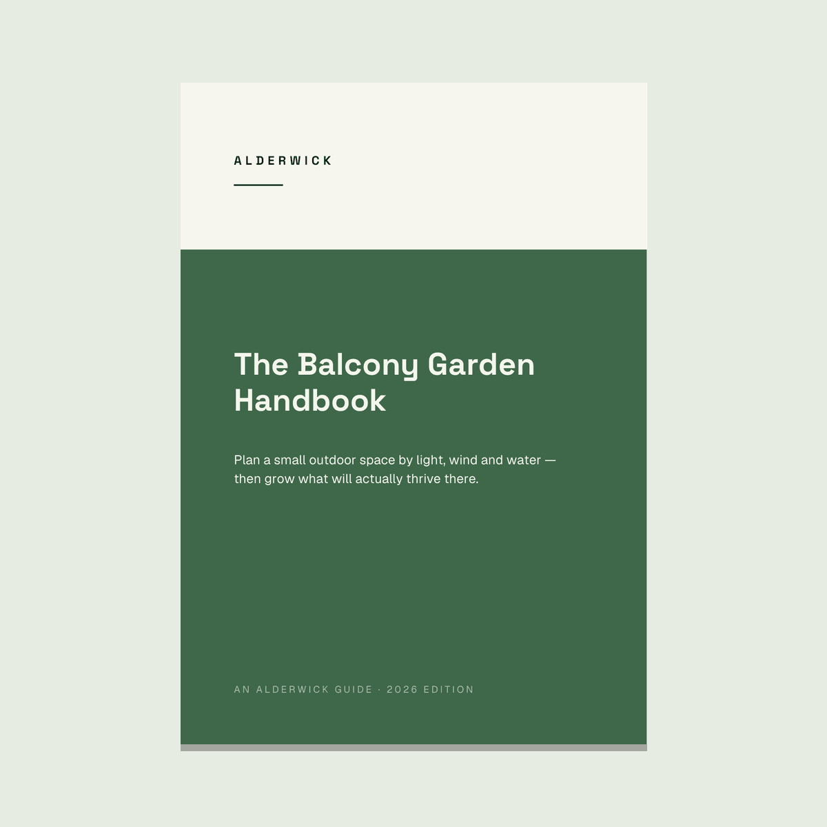 The Balcony Garden Handbook — pages from the guide — photo 1 of 5